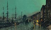 John Atkinson Grimshaw Shipping on the Clyde Germany oil painting artist